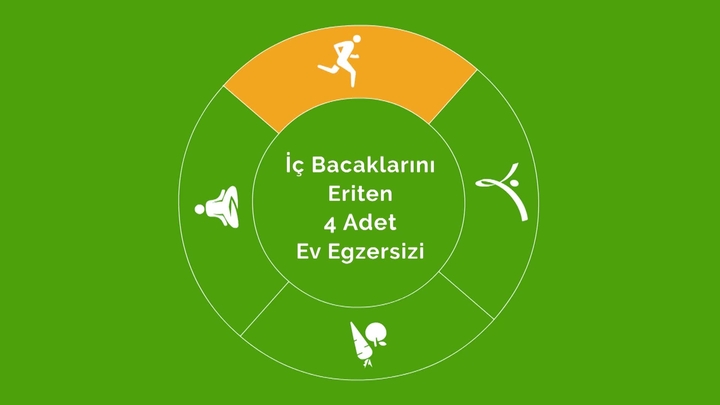 İç bacak ertimek için 4 ev egzersizi