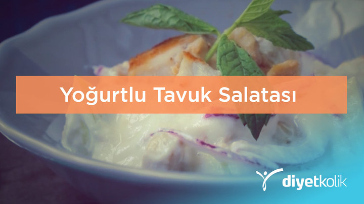 Yoğurtlu Tavuk Salatası