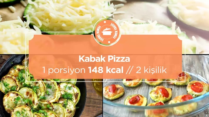 Akşama TV karşısında ne yesek? Kabak Pizza