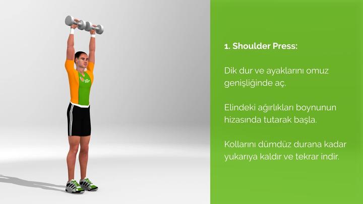 10 dakika geniş omuz seti